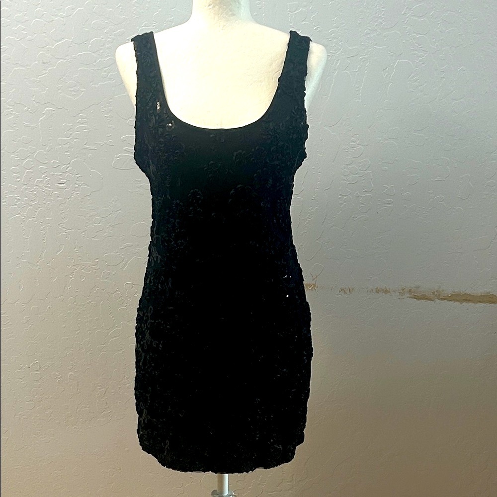 Elegant Black Mini Dress